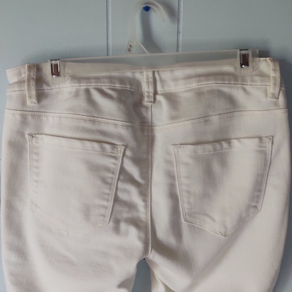 Smart Set Insider Premium Denim White Skinny Jeans - Picture 7 of 9